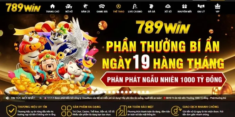 Khuyến mãi 789win với món quà bí ẩn