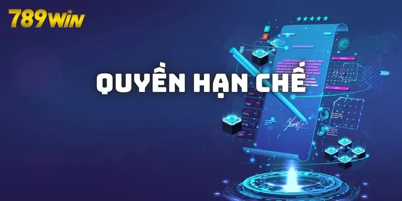 Quyền riêng tư nêu rõ những vấn đề bị hạn chế